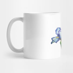 'Next to me' Iris watercolour painting Mug